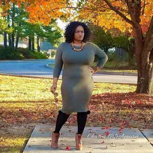 Dresses - Bodycon Midi Dress Dresses - Bodycon Midi Dress